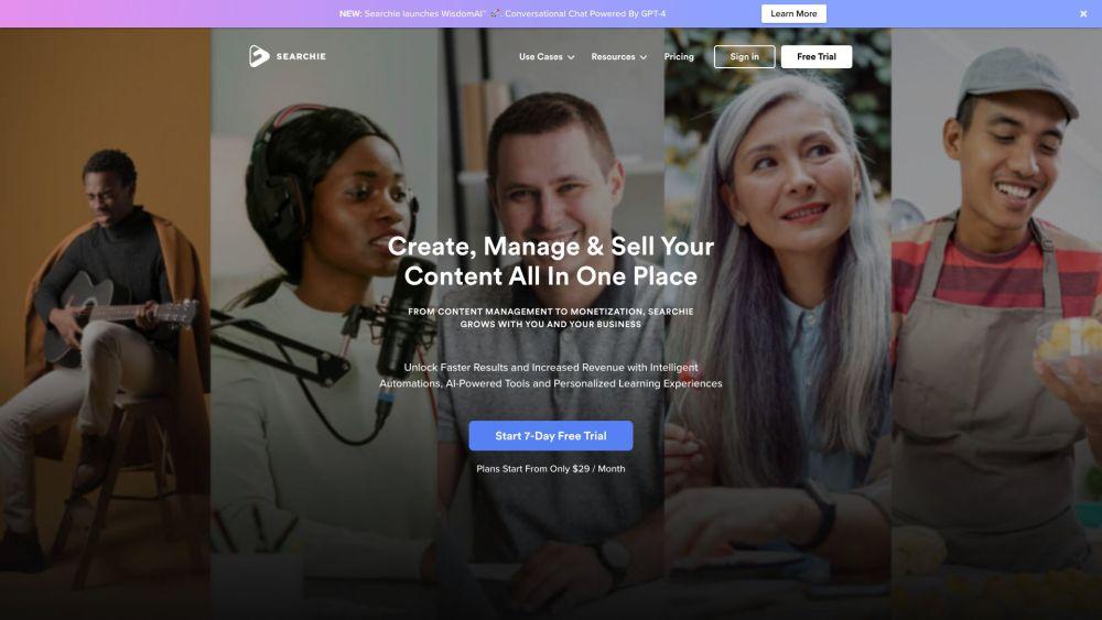 Searchie - All-in-One Platform for Content Creators