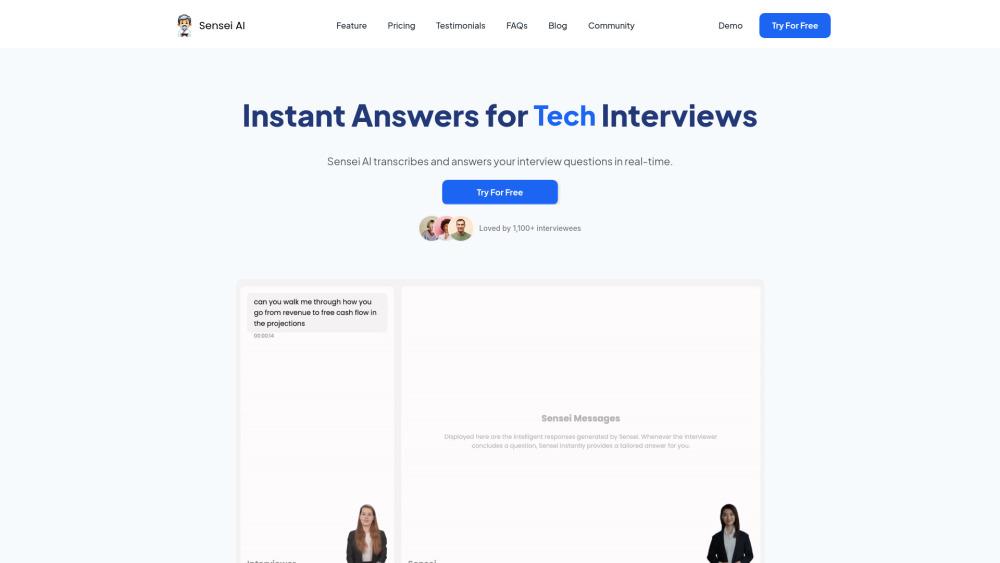 Sensei AI - AI-Powered Interview Copilot for Job Seekers