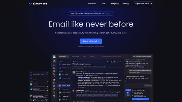 Shortwave AI Email Assistant