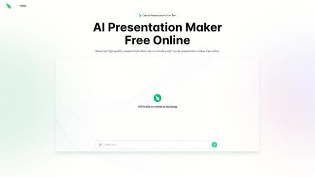 Slides.bot: AI Presentation Maker Free Online
