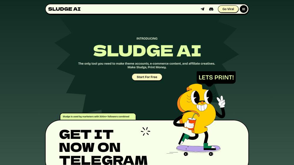 Sludge AI - AI-Powered Content Creation Tool