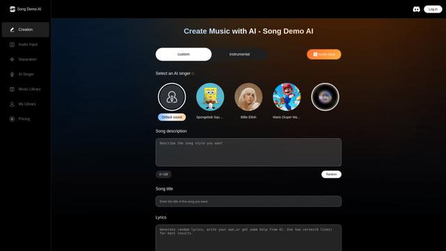 Song Demo AI