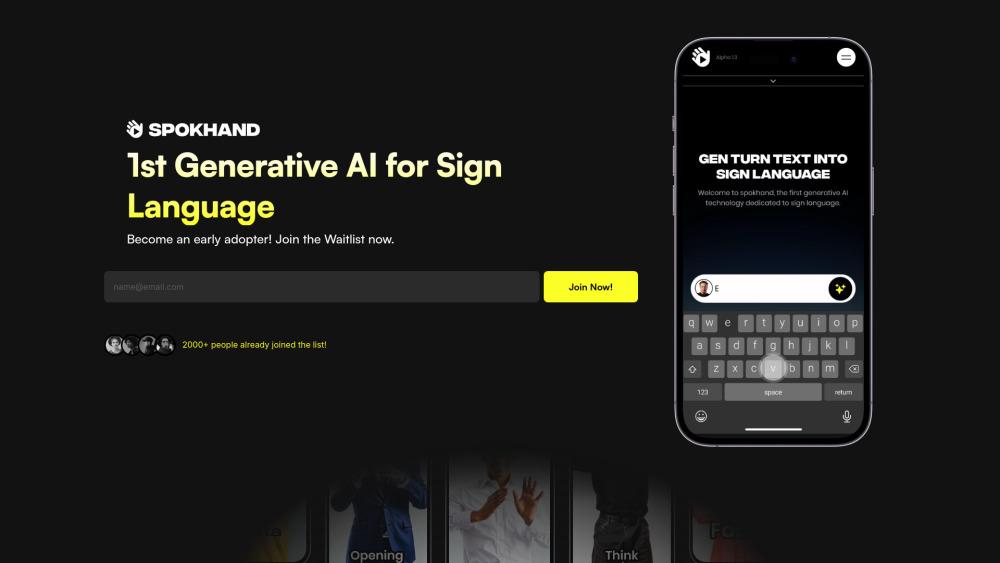SPOKHAND: Generative AI for Sign Language Translation and Learning