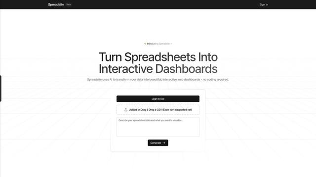 Spreadsite