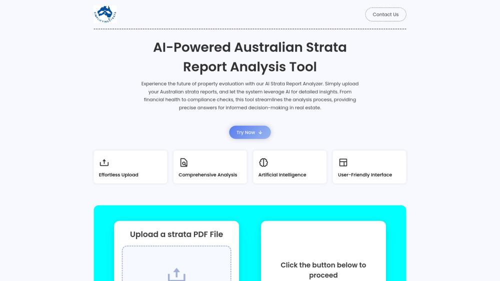 StrataAI - AI-powered Strata Report Analysis