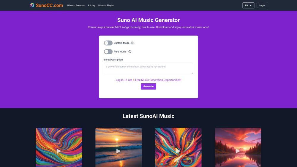 Suno AI Music Generator