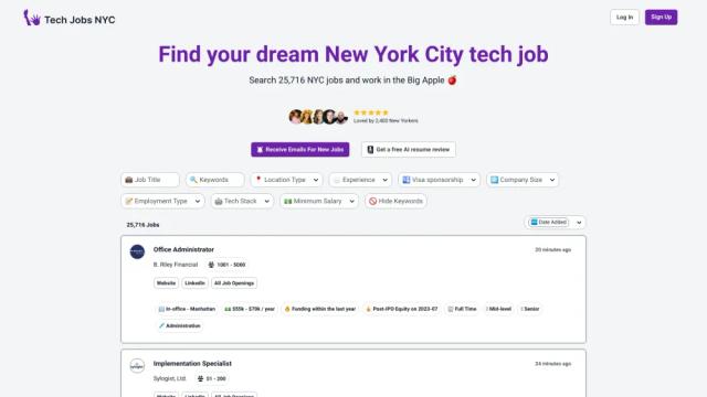 Tech Jobs NYC