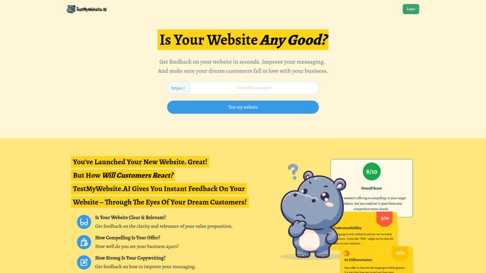 TestMyWebsite.AI - Intelligent Website Analysis