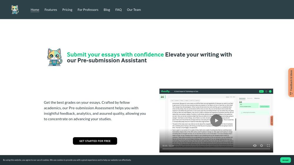 Thesify.ai - AI-Powered Academic Writing Assistant