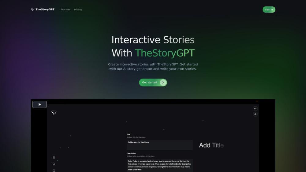 TheStoryGPT