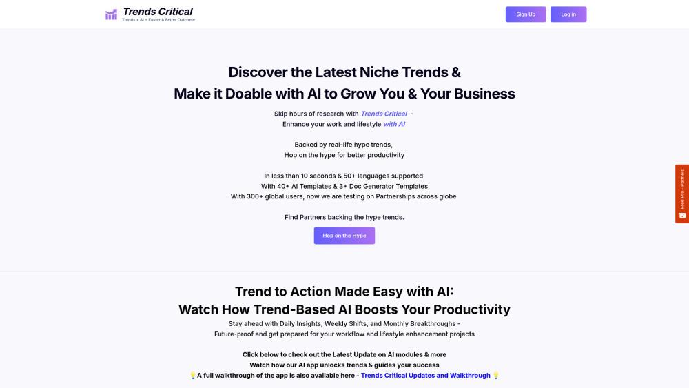 Leverage Niche Trends for Business Growth with Trends Critical