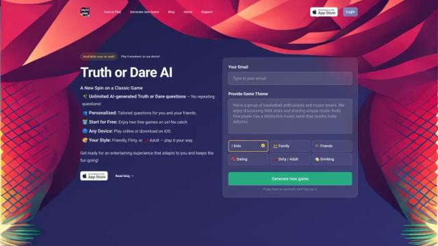 Truth or Dare AI