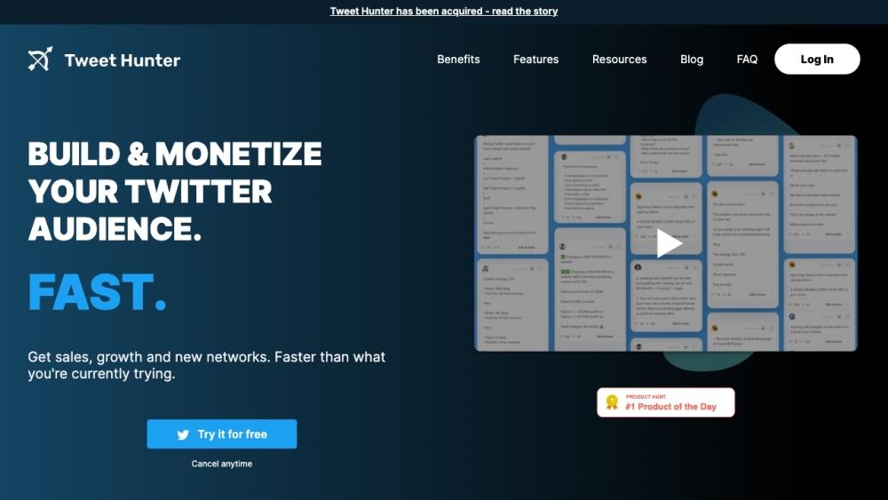 Tweet Hunter - AI-Powered Twitter Growth Tool