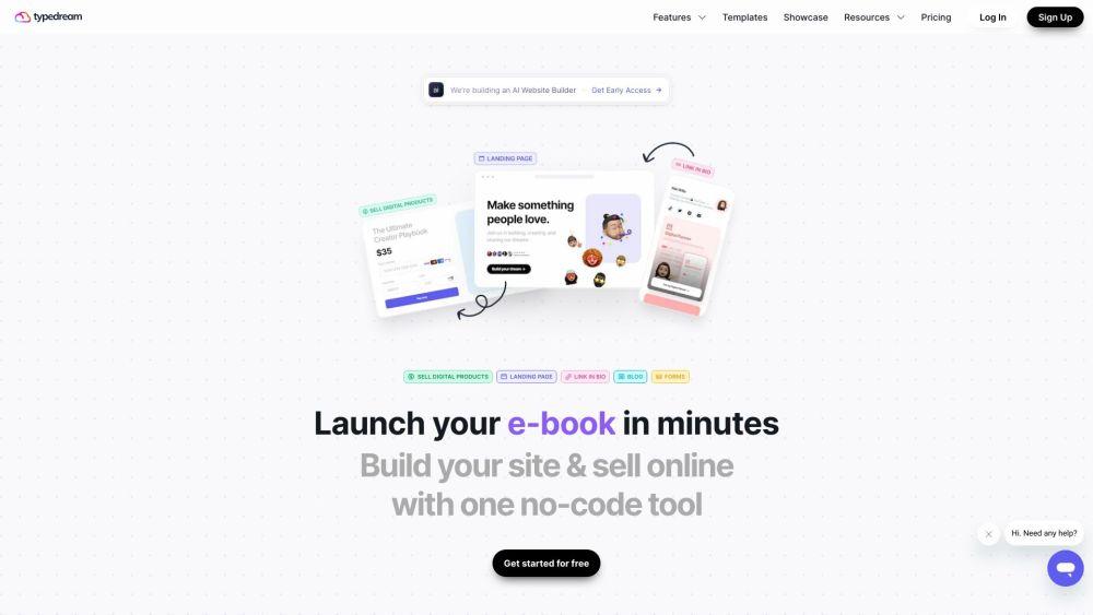 Typedream: AI-Powered Website Builder for Easy Website Creation