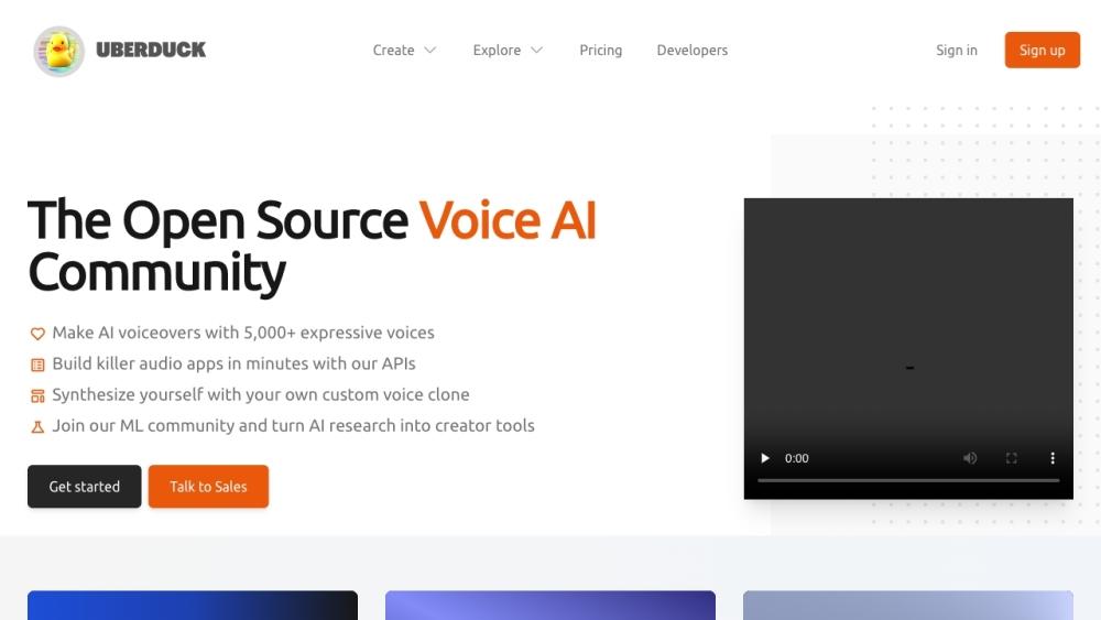 Uberduck - AI-Powered Text-to-Speech & Voice Cloning