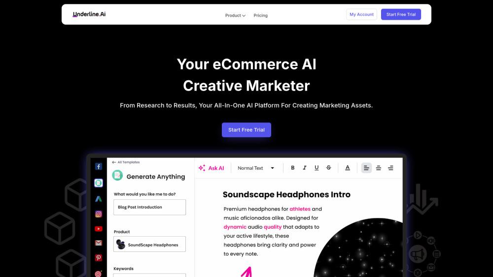 Underline.AI - AI-Powered eCommerce Content Creation