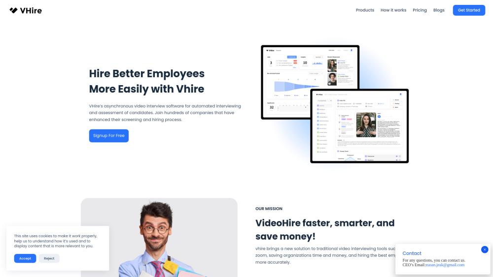 VHire - AI Video Interview Platform