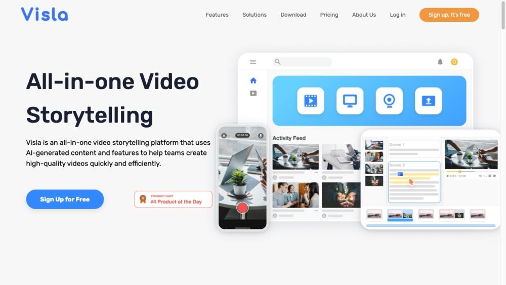 Visla - AI Video Creation & Editing for Business