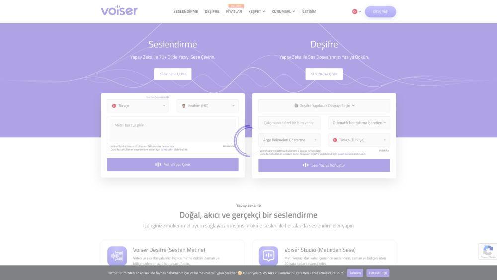 Voiser - AI-Powered Text-to-Speech and Speech-to-Text Platform
