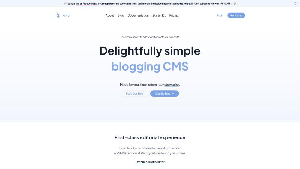 Wisp CMS: A Headless Blogging Solution