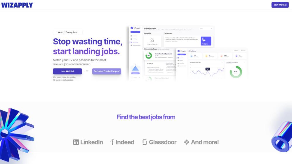 WizApply - AI Job Matching Platform