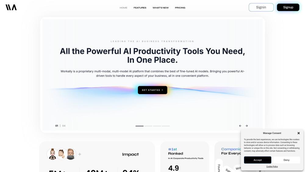 Workally - AI Productivity Platform for Business Success