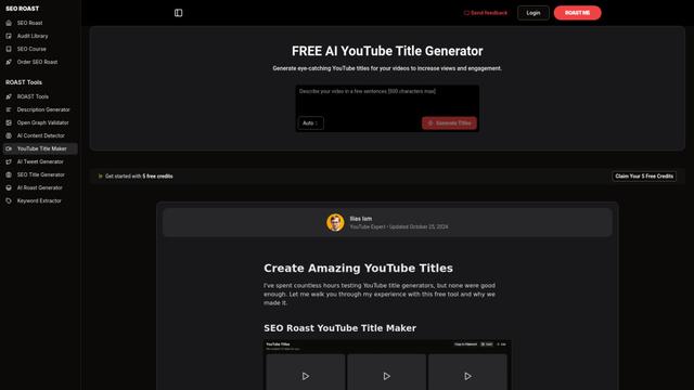 YouTube Title Generator