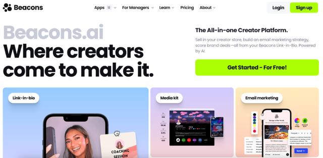 Beacons Review: AI-Powered Link Aggregator for Creators