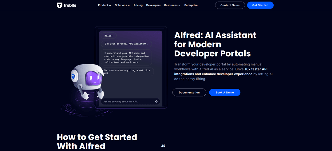 Alfred - AI-Powered Assistant for Developer Portals