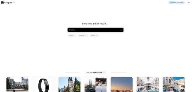 Genspark 評論：人工智能驅動的搜索革命 | Sparkpages