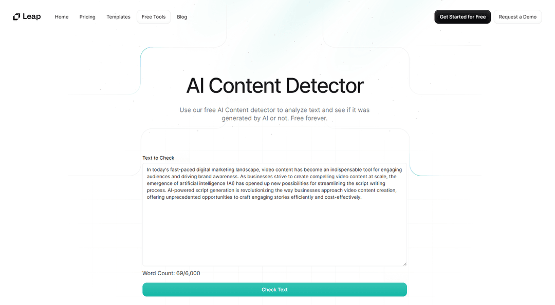 AI Content Detector