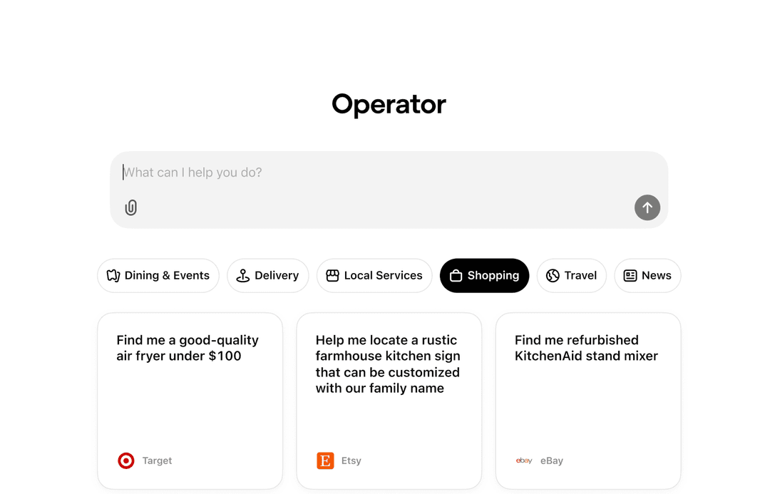 ChatGPT Operator