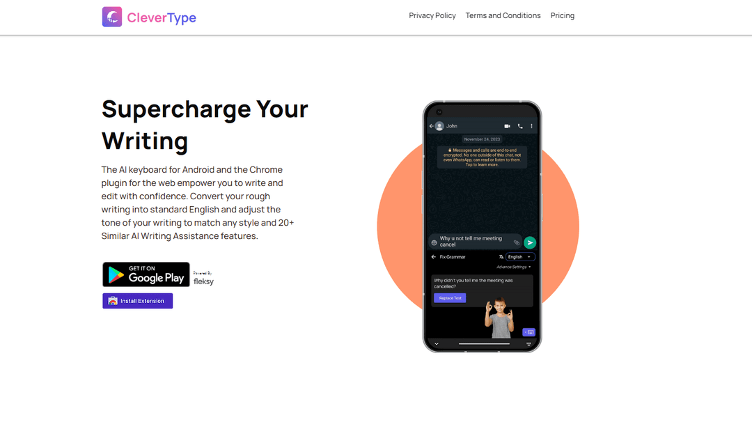 CleverType - AI-Powered Keyboard App for Android