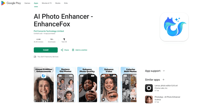 EnhanceFox: AI Photo Enhancer