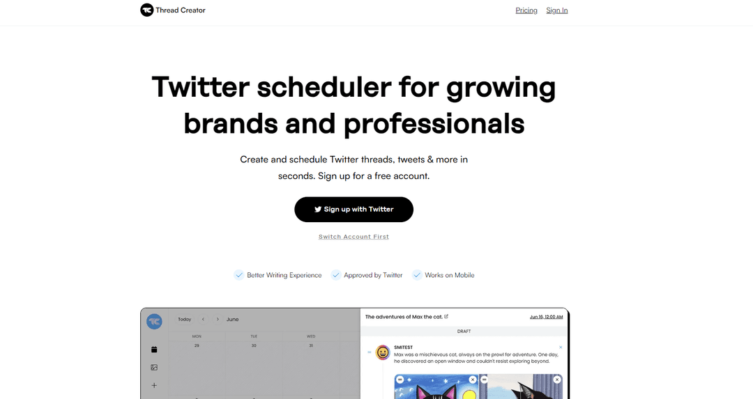 Thread Creator - Craft and Schedule Engaging Twitter Threads