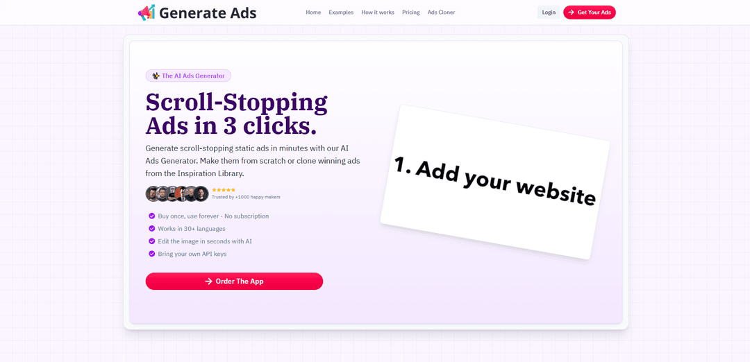 Generate Ads AI