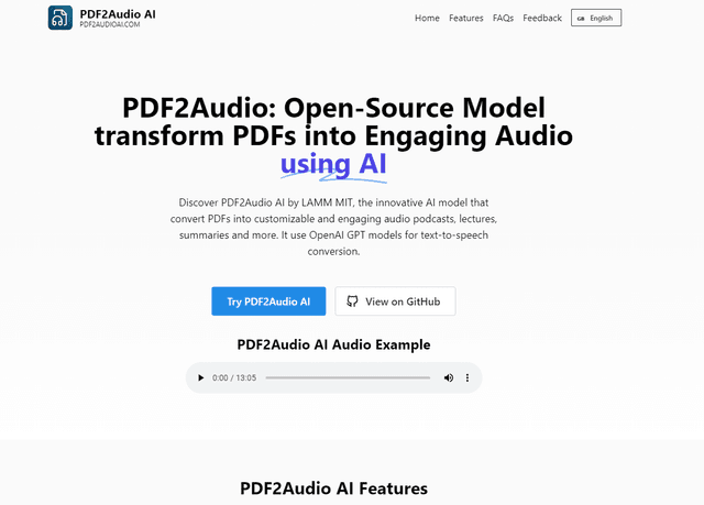 PDF2Audio AI Bewertung: PDFs mit KI in Audio umwandeln