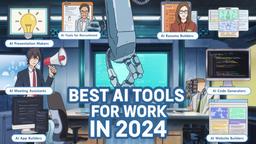 Best AI Tools for Work in 2024: Elevating Presentations, Recruitment, Resumes, Meetings, Coding, App Development, and Web Build