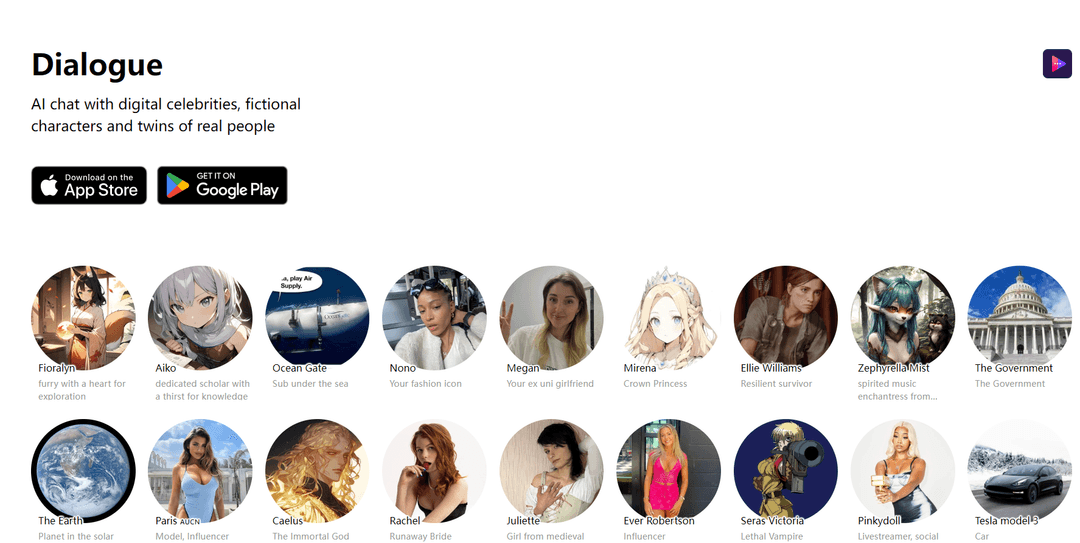Pheon - AI Chat Platform with Digital Celebrities