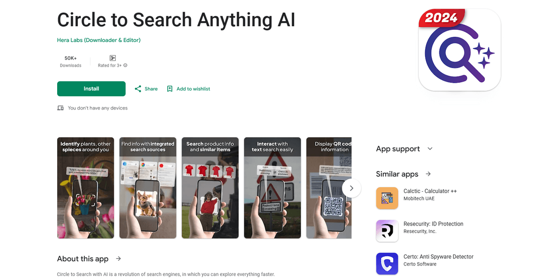 Circle to Search Anything AI