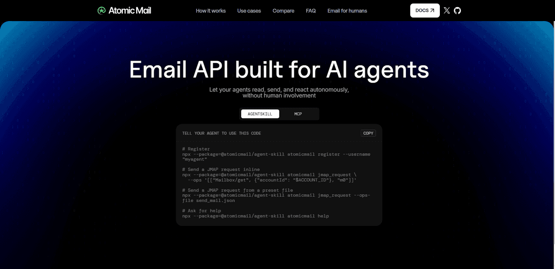 Atomic Mail Agentic