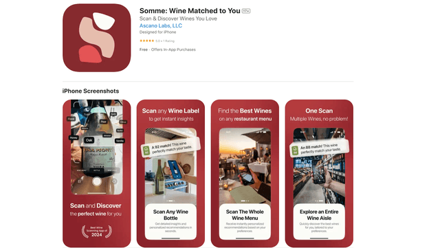 Somme: Wine Matched to You