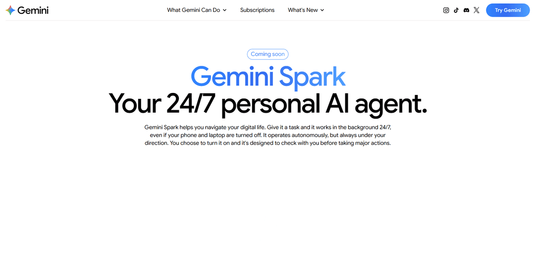 Gemini Spark
