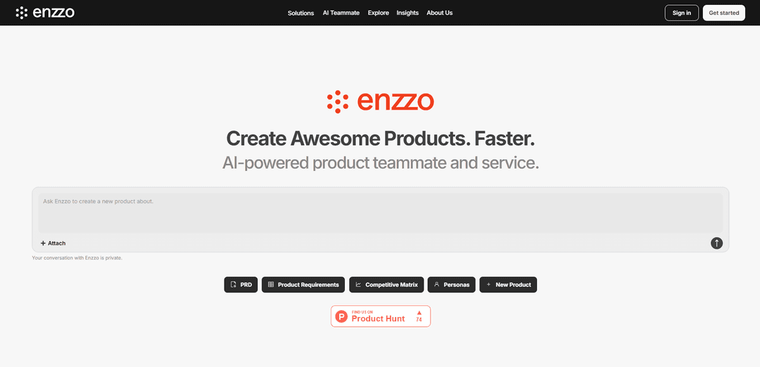 Enzzo PM - AI Product Manager