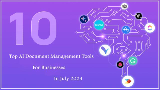 Top 10 strumenti di gestione documentale AI per le aziende a luglio 2024