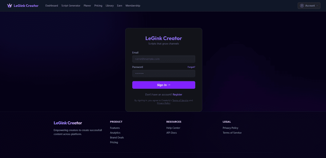 LeGink Creator