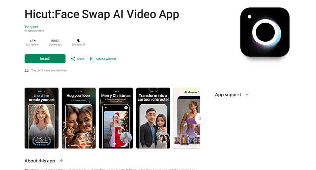 Hicut:Face Swap AI Video App Nasıl Kullanılır - Kapsamlı Rehber