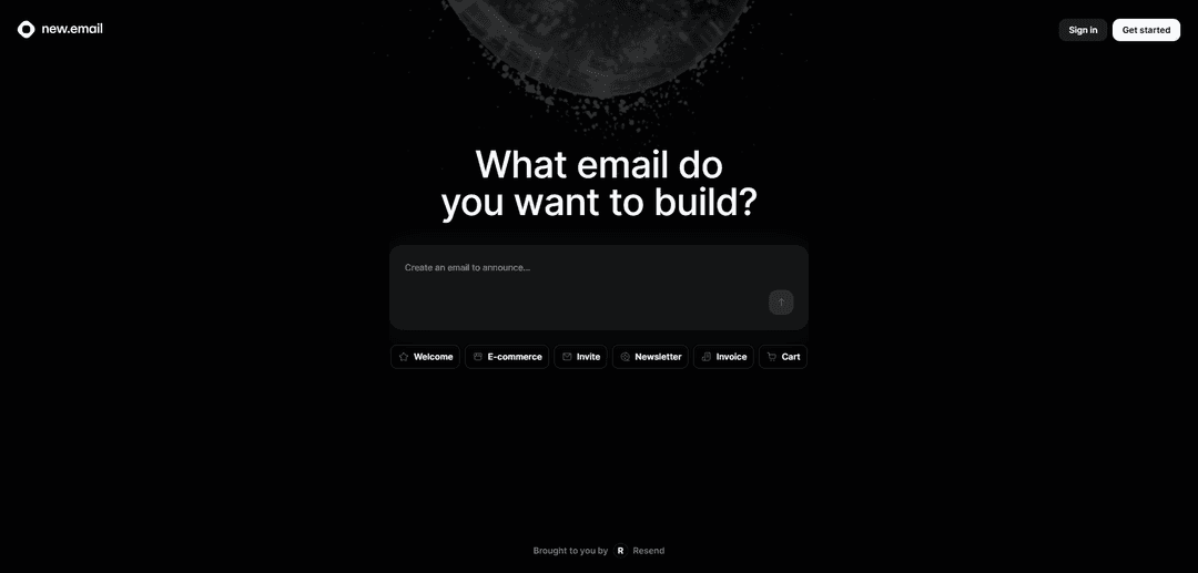 new.email by Resend