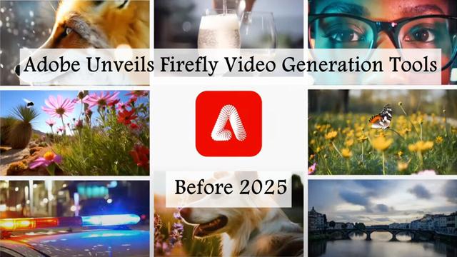 Adobe 在 2025 年前推出 Firefly 視頻生成工具