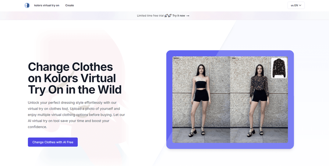 Kolors Virtual Try On - AI Clothing Visualization